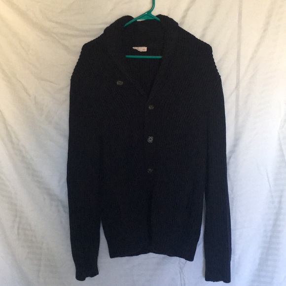 COPY - Navy knit cardigan - Picture 1 of 3